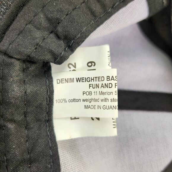 Fun and Function Denim Weighted Baseball Cap Sensory Therapy Hat DR5899 Adult - Picture 10 of 13